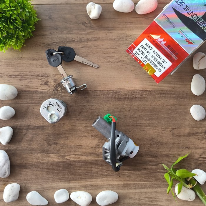 KUNCI KONTAK SET+KUNCI JOK SMASH 110 SMASH NEW SMASH R NEW SHOGUN 125