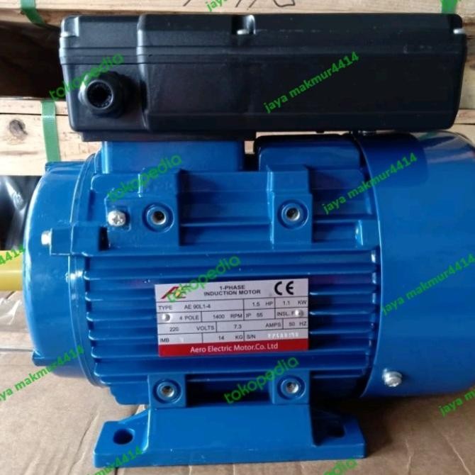 [ Bv ] Dinamo 1Hp 1Phase 1400Rpm Induction Motor 1Hp 1Phase 1400Rpm 4 Pole