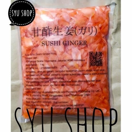 

Sushi Gari Pink 1Kg Acar Jahe Merah Red Ginger Piled Jepang