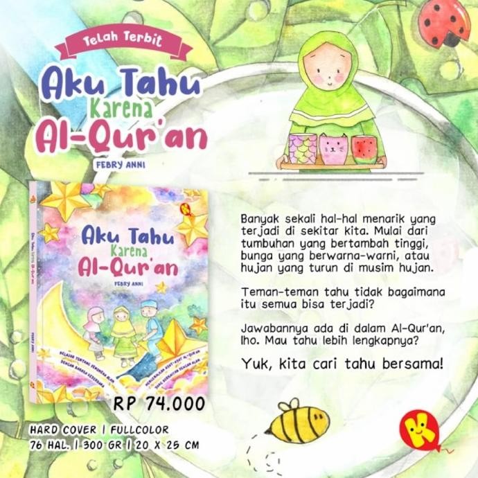 

Buku islami Aku tahu tentang Alquran (Anak) terbaik original PNK