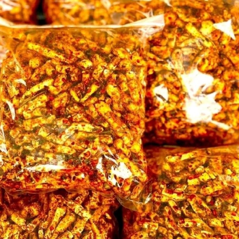 

10.10 Basreng Pedas Daun Jeruk Berat 1Kg Bumbu Basah) Premium