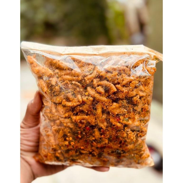 

10.10 Keripik Usus Ayam 500Gr Pedas Rempah Daun Jeruk Murah