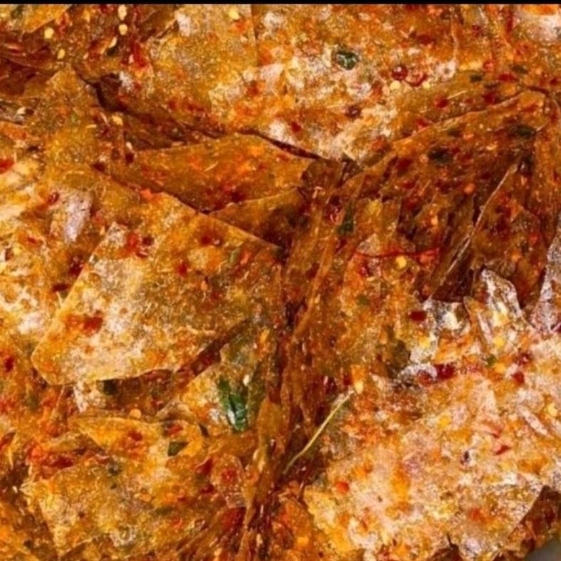 

Sale Kripca/Keripik Kaca Lezat Pedas Daun Jeruk 1 Kg Bumbu Cikruh Premium