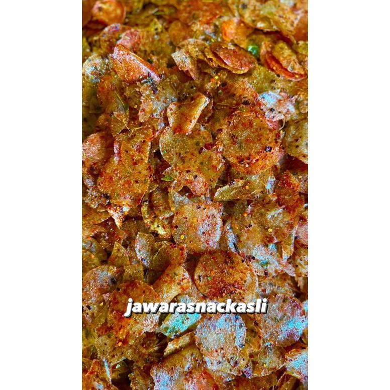 

10.10 (Flash Sale) Kripik Kaca Jawara 1Kg//Pedas Jeruk Cikruh High Quality