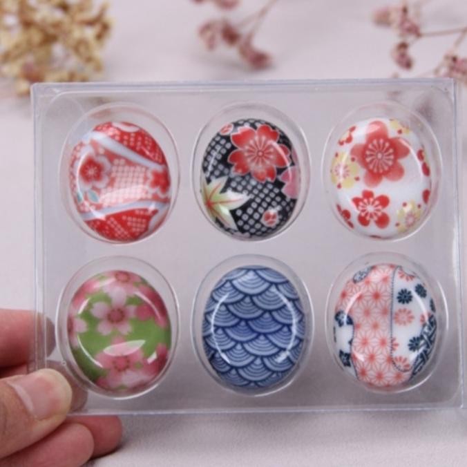 Alas Sumpit Keramik - Tatakan Sumpit Keramik Model Jepang Satu Set 6Pc [ Delpha ]