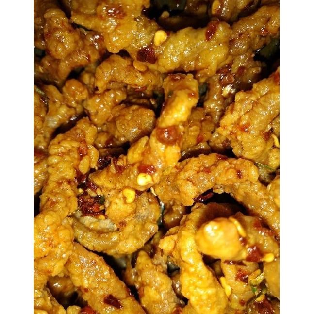 

Discount Keripik Usus Crispy 1Kg Kriuk Cikruh Original & Pedas Gurih Jajanan Cemilan Kerupuk Krispi Renyah High Quality