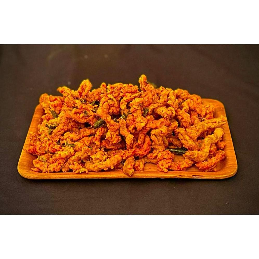 

Buruan Usus Crispy Pedas Daun Jeruk 500Gr Grosir