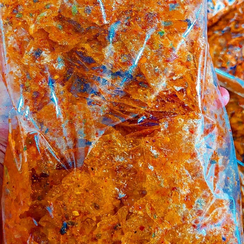 

Flash Sale Kripca Pedas / Keripik Kaca 1Kg Pedas Daun Jeruk Bos Snack High Quality