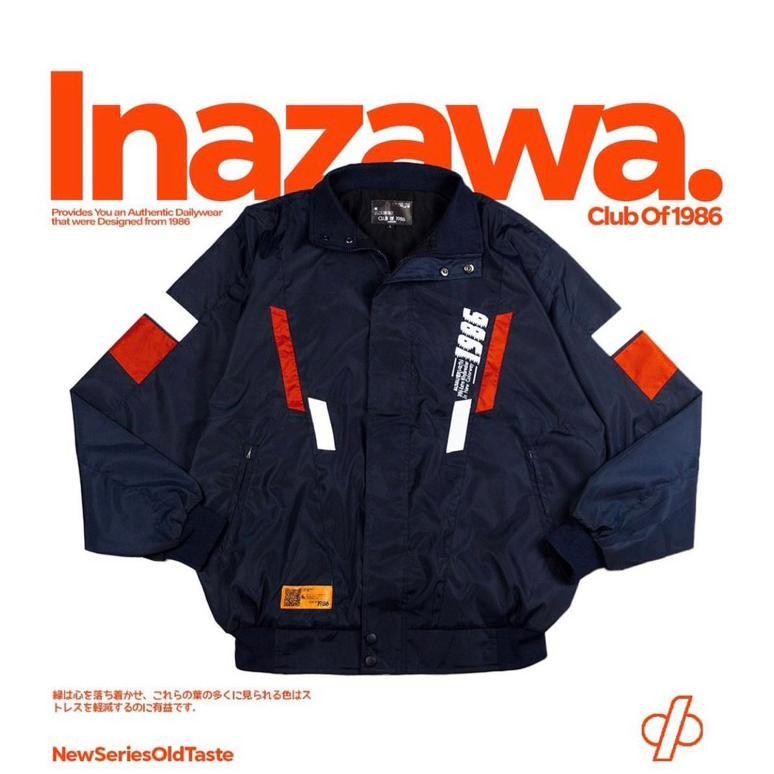 Jaket Winbreaker Pria Keren Club Of 1986 Inazawa Retro Vintage Oversize Jacket Jaket Gyms Jaket Olah