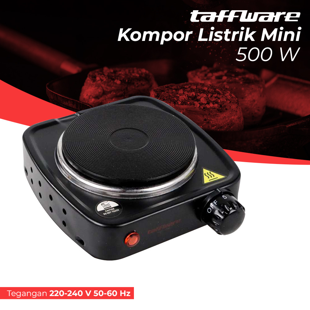 Kompor Listrik Portable Mini Low Watt Kecil Rendah Hemat Daya 500w