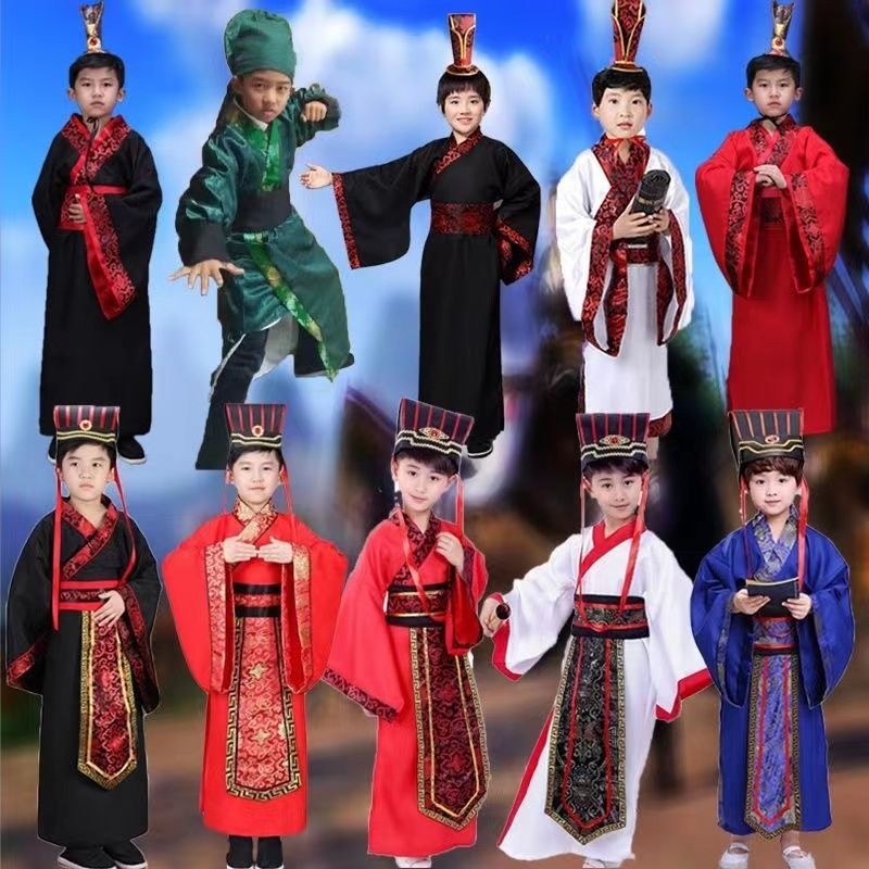 Romance Of The Three Kingdom Film dan Drama Televisi Han Pakaian Tiongkok Liu Bei Sun Quan Cao Zhou 