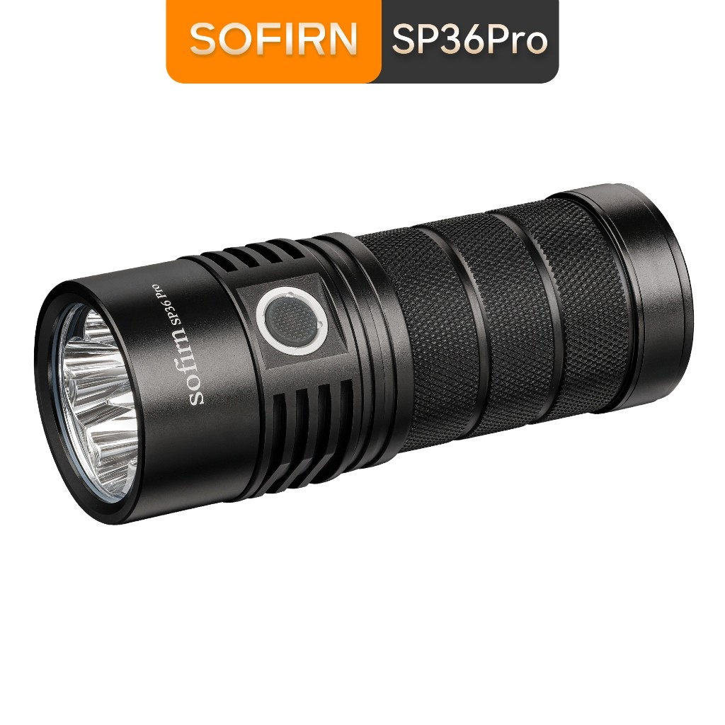 Sofirn SP36 Pro LED Senter Powerful 8000 Lumen BLF Anduril Driver SST40 Bulbs Waterproof IPX8 4 PC. 