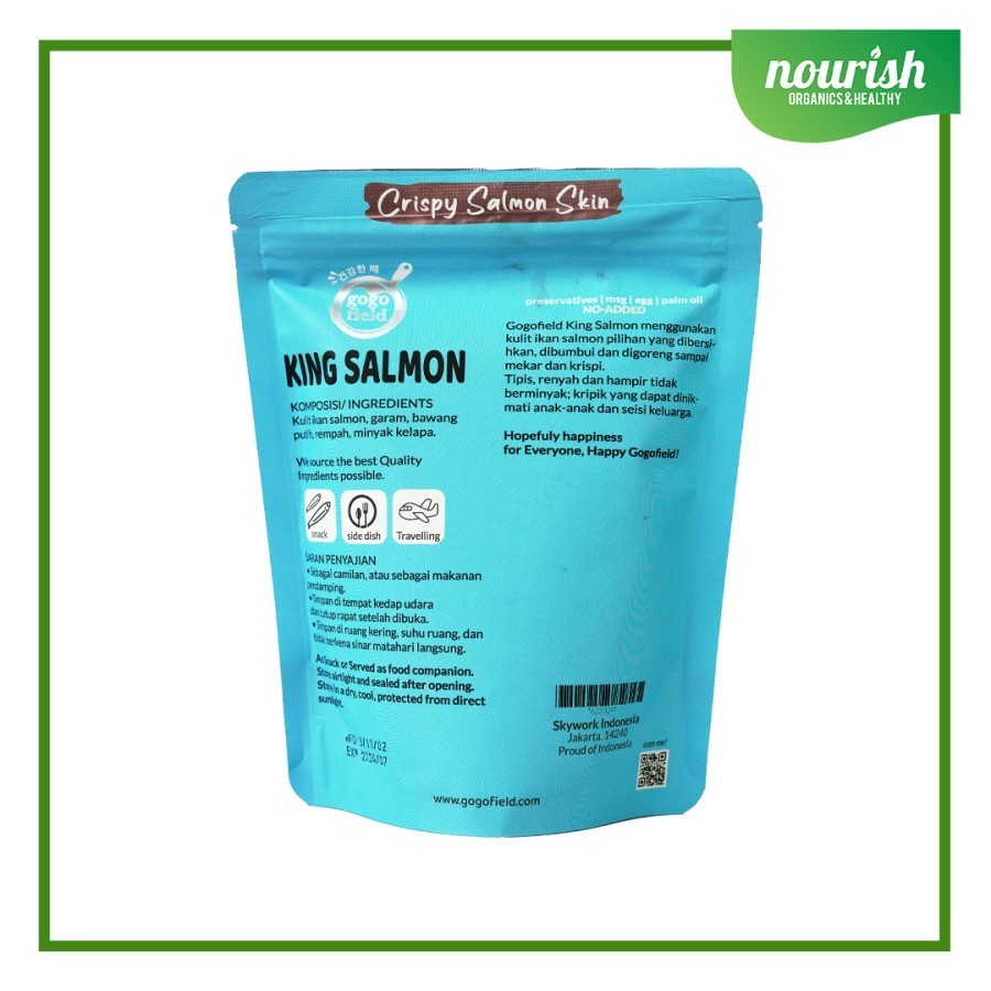 

Ay00! Gogo Field King Salmon/ Kulit Salmon Krispi NO MSG 30gr