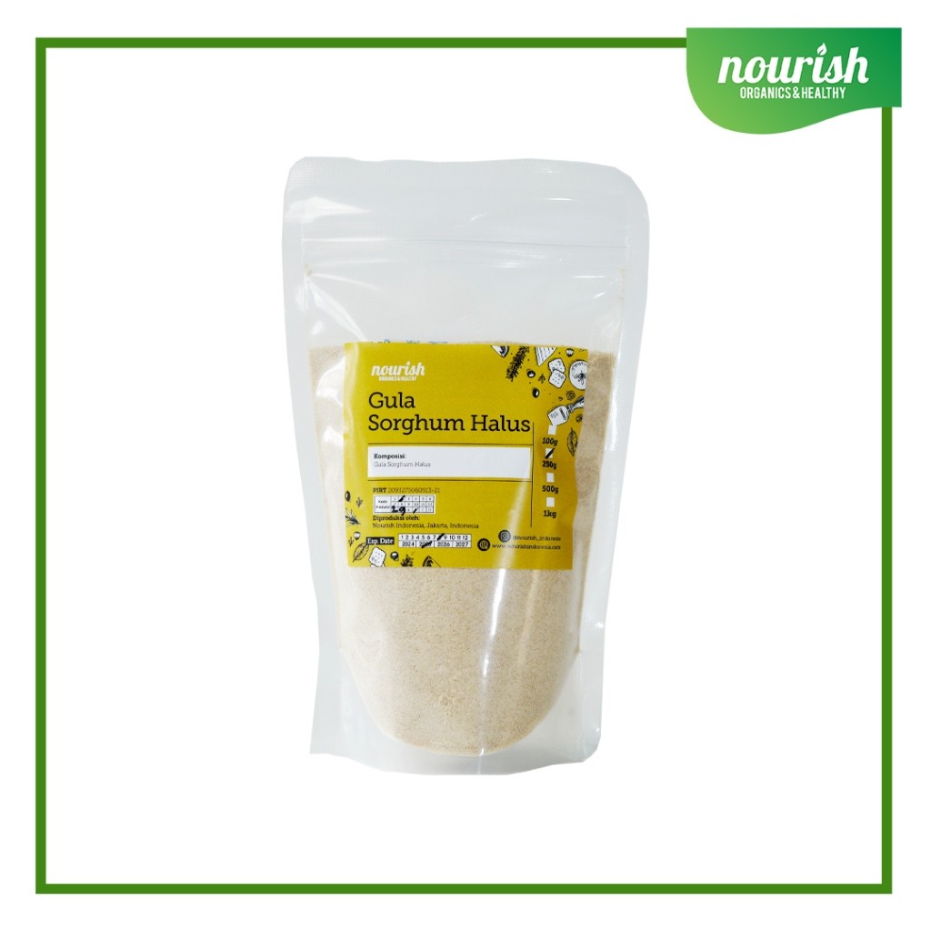 

Nourish Indonesia, Gula Sorghum Halus 250gr