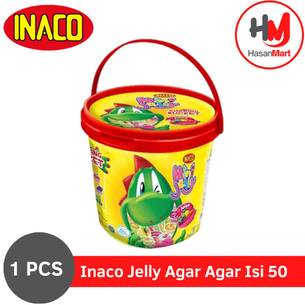 Inaco Jelly Agar Agar isi 50 Kemasan Ember [1 PCS]