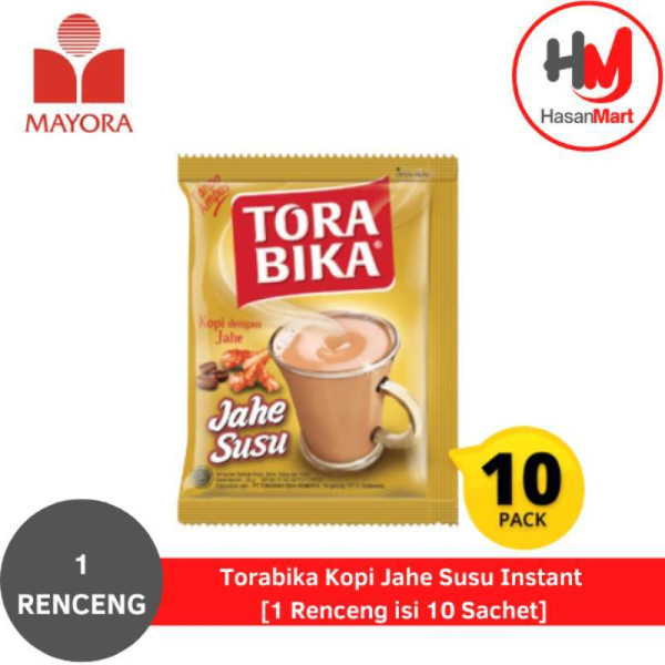 

Torabika Kopi Jahe Susu Instant [1 Renceng isi 10 Sachet]