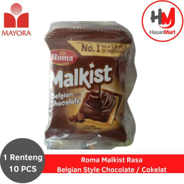 

Roma Malkist Belgian Style Cokelat 18 gr - ( 1 RENCENG ISI 10 PCS )