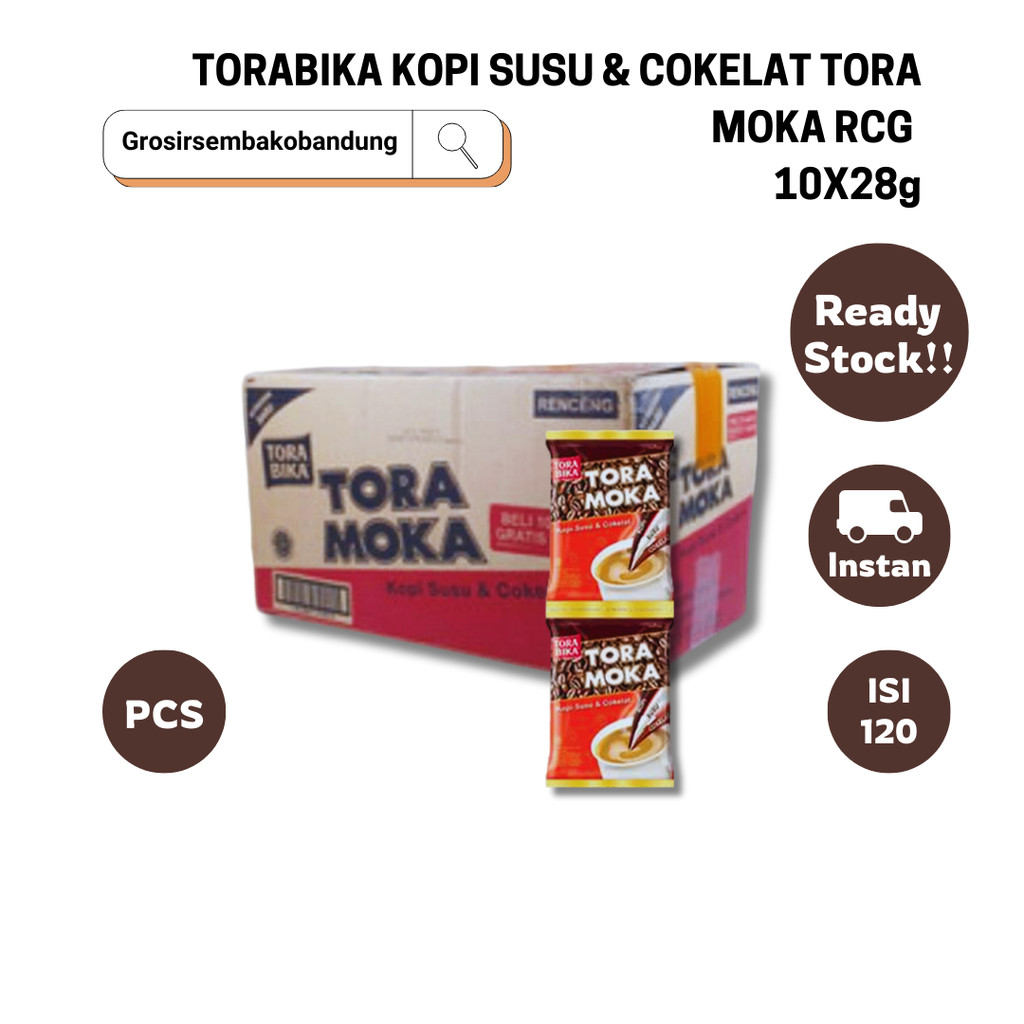 

TORABIKA KOPI SUSU & COKELAT TORA MOKA RCG 10X28g - 1 Dus - Kota Bandung