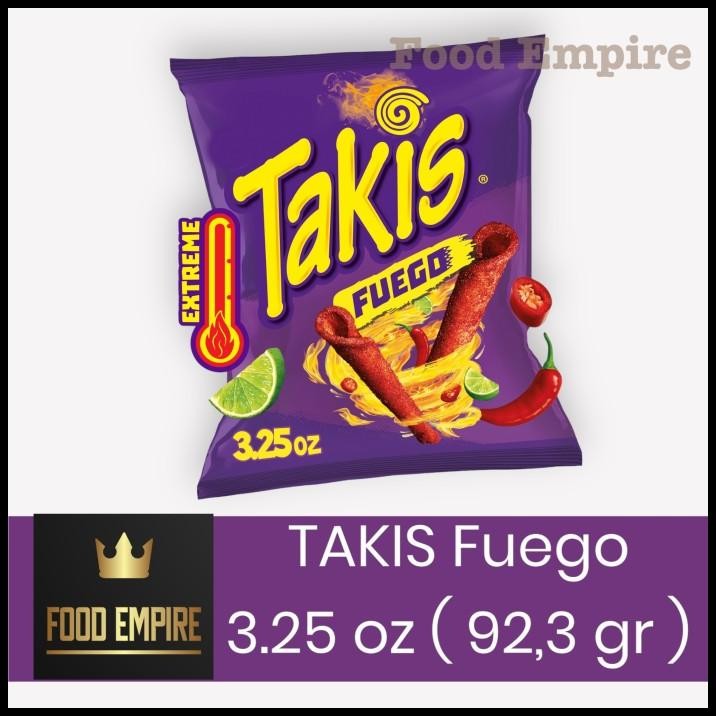 

Takis Fuego Tortilla Chips 92,3 Gram | Hot Chili Pepper & Lime Flavor