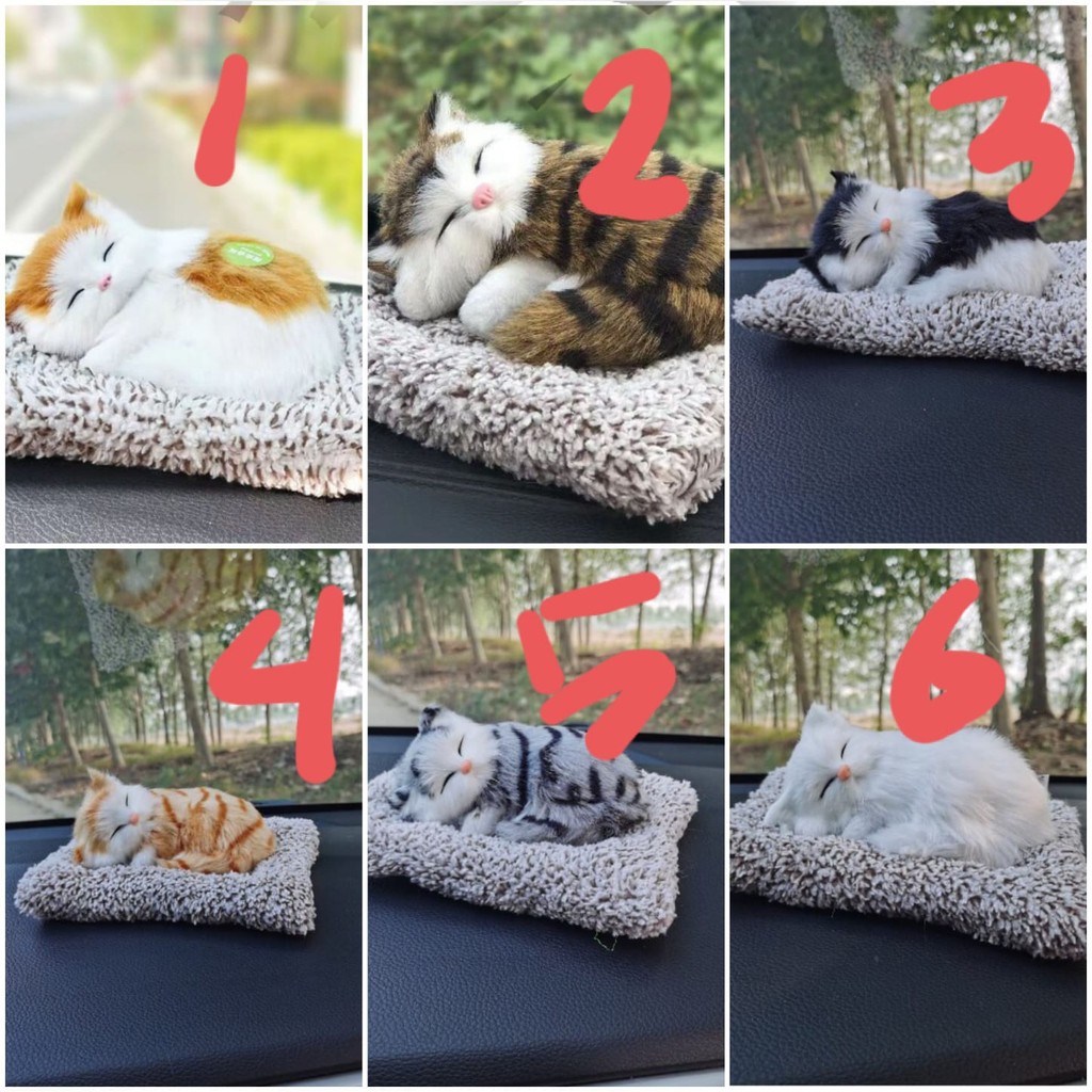 Arang Bambu Kucing Pajangan Dashboard Mobil