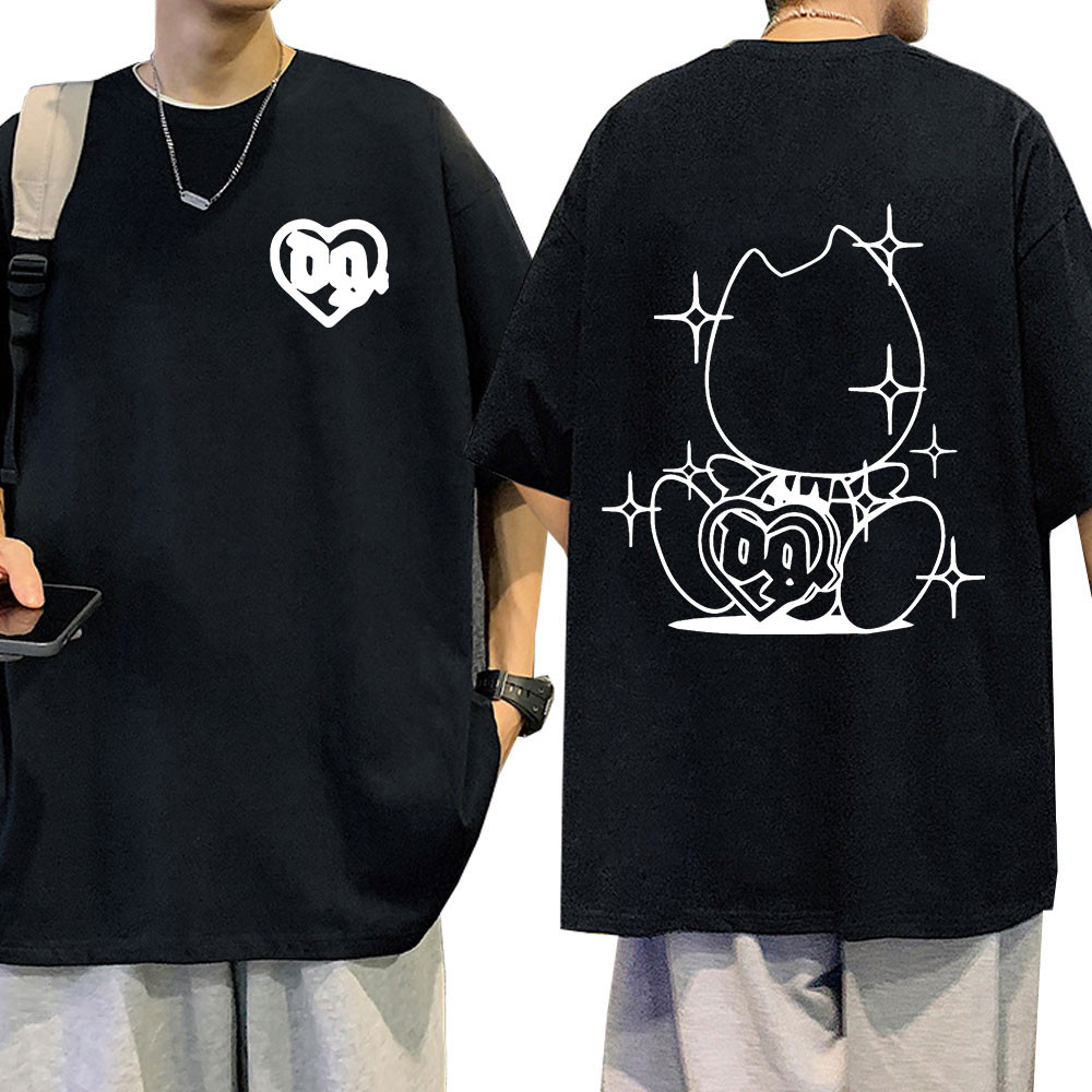 Kaos Rapper Swedia Bladee Kaus Logo Geng Pembuangan Skate Kaus Oblong