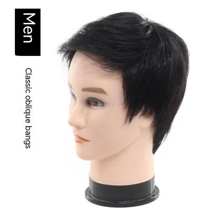 Wig Rambut Manusia 100% Wig Mesin Penuh Wig Rambut Pendek Wig Rambut Remy untuk Wanita Hadiah untuk 