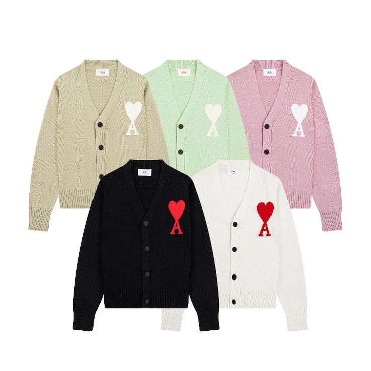 K Sweater Kardigan Rajutan Jaket Kasual Unisex Cinta Klasik |9FE3286B|