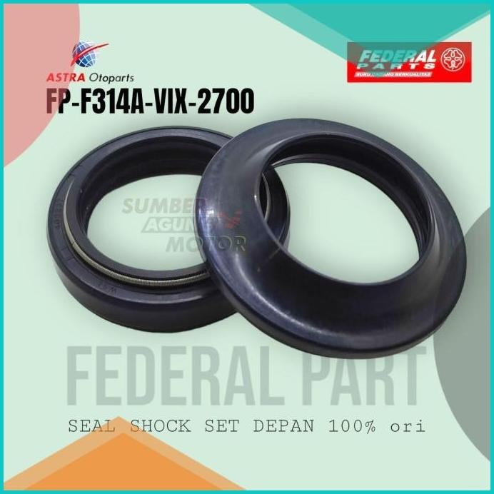 SEAL SHOCK DEPAN SET SEAL DEBU YAMAHA VIXION ORI FEDERAL FP-F314A-VIX