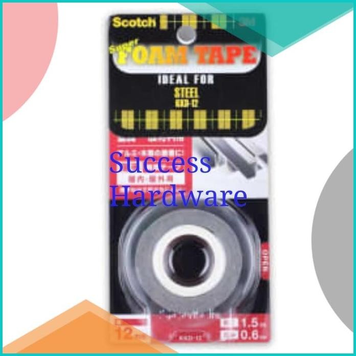 

3M SUPER STRONG SCOTCH DOUBLE TAPE UNTUK BESI 140BZ4 tools