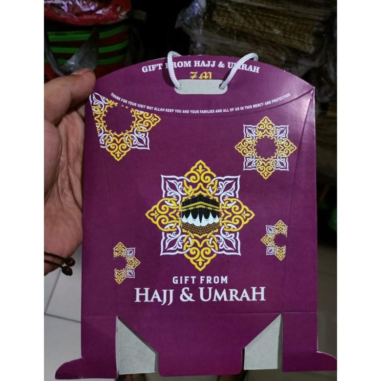 

ORIGINAL Dus Tali kemasan untuk oleh - oleh Haji & Umrah 1pak(50 pcs) By05