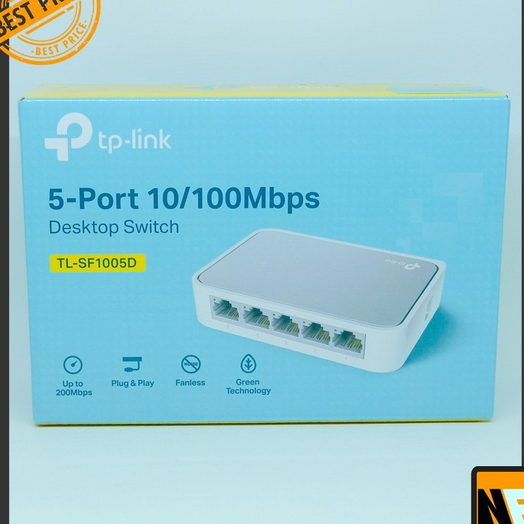 Switch Hub TP-Link 5 Port SF-1005D/TP Link 5Port NEW ORIGINAL