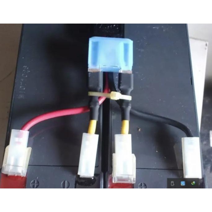 Kabel Conector + Fuse Ups apc SUA750i. Konektor fuse baterai ups apc