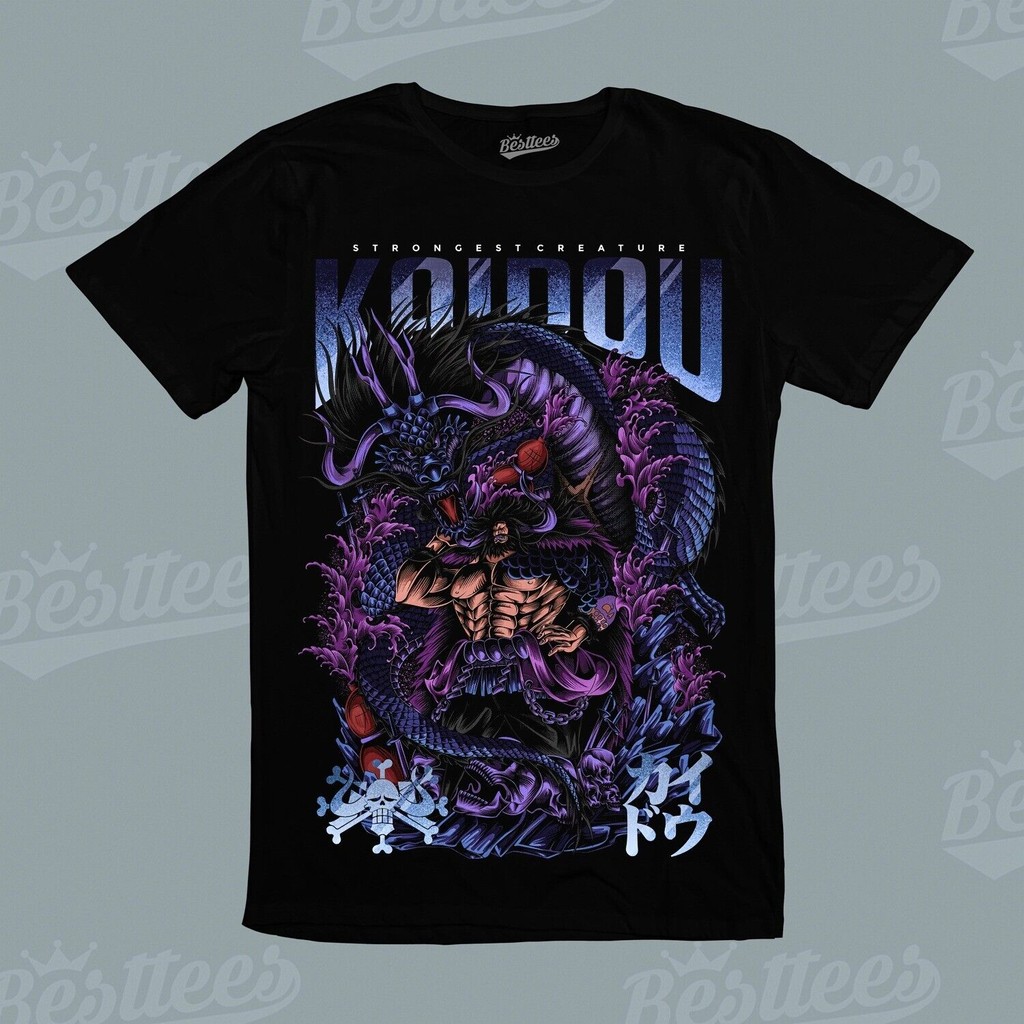 Kaido Bajak Laut Manga Anime Jepang Pemburu Monkey D Luffy Kaus One Piece