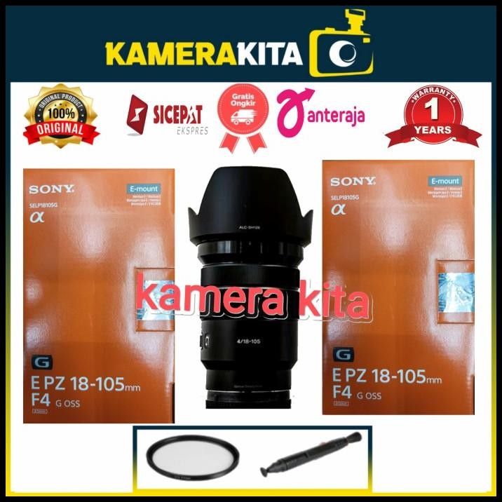 Lensa Sony E Pz 18-105Mm F/4 G Oss - Lens Sony E Pz 18-105Mm F4 G Oss