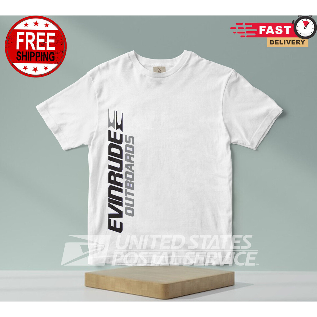 Kaos Logo Tempel Evinrude Kaos Pria