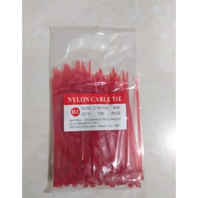 

Update KABEL TIES 2.5 x 100 MM WARNA MERAH - 100 PCS sina4bb dijamin