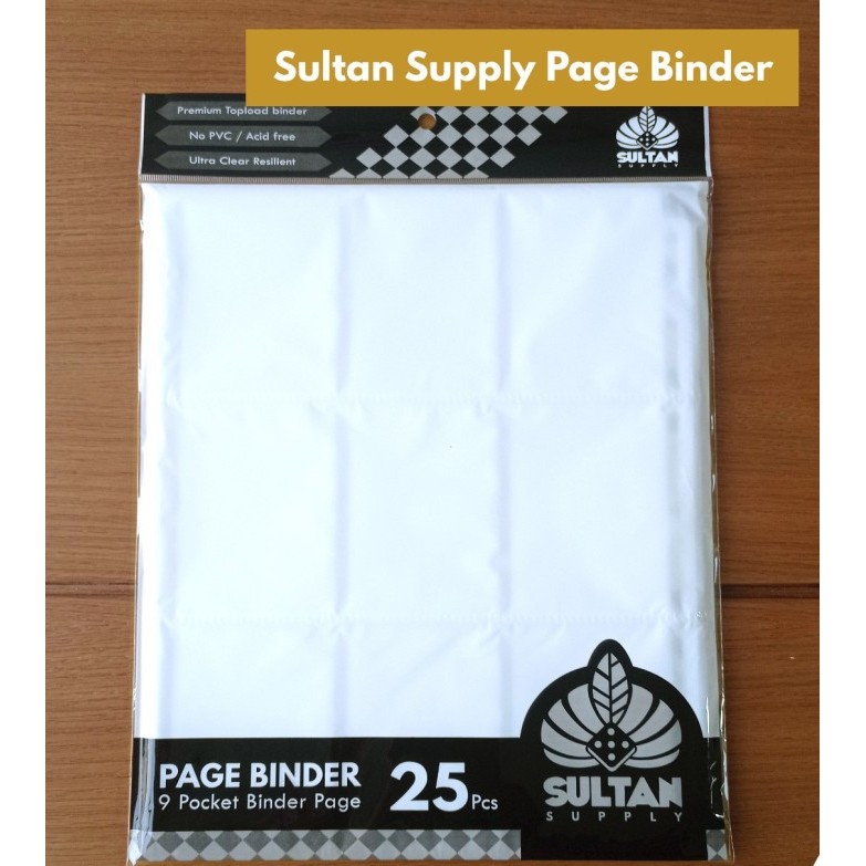 

Amberela Sultan Page Binder A4 9P (9 Pocket Isi 25) Clear