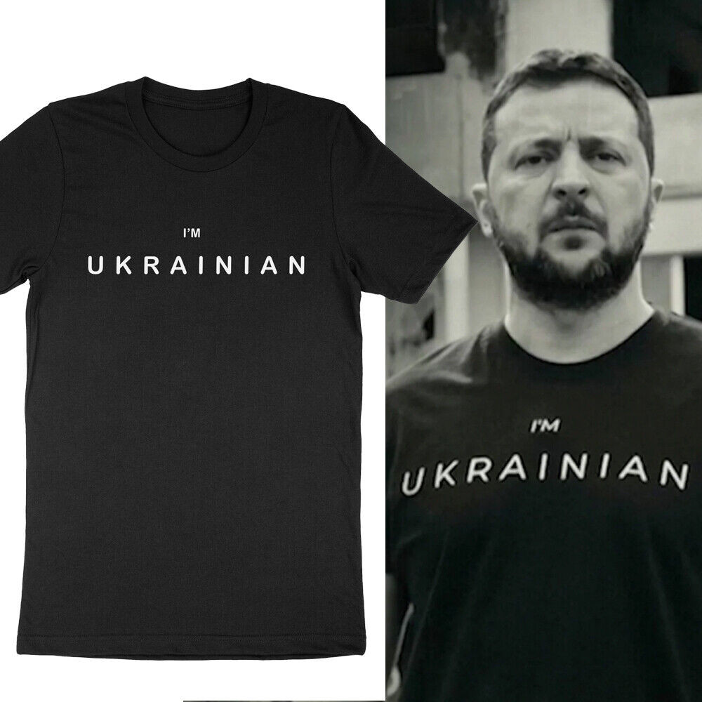 Im Kaos Zelensky Ukraina Bangga Dengan Kaos Pria Ukraina