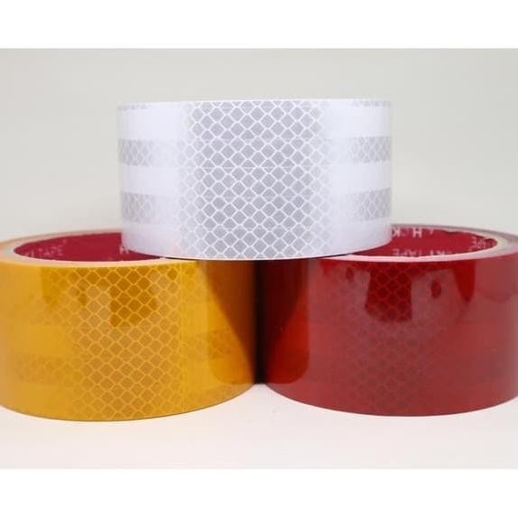 

Lakban Reflektor - Lakban Pemantul Cahaya - Stiker Reflektor 5 Meter