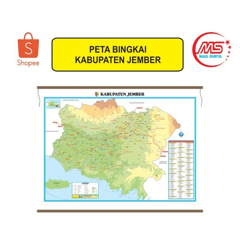 

Peta Bingkai Kabupaten Jember Sedang