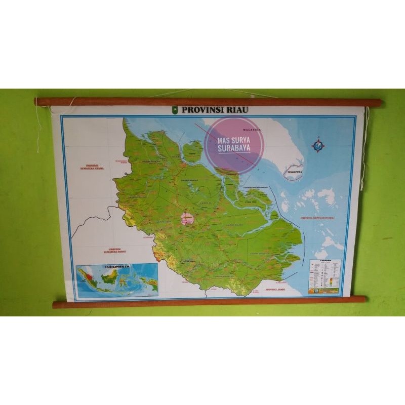 

Peta Provinsi Riau Kecil Bingkai