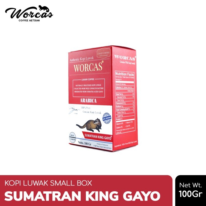 

Kopi Luwak Liar Sumatran King Gayo 100Gr - Ground (Bubuk)