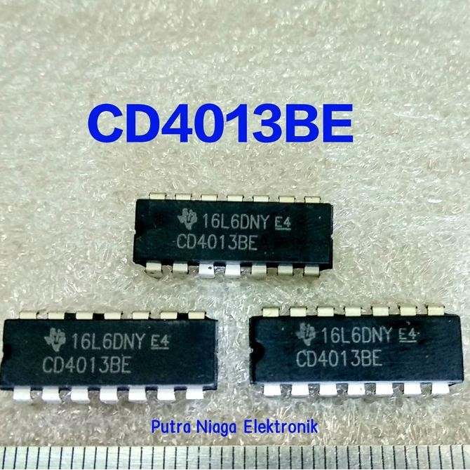 Update ic CD4013BE Dip 14 pin CD4013 / TC4013 / HEF4013 / HCF4013 putr4n