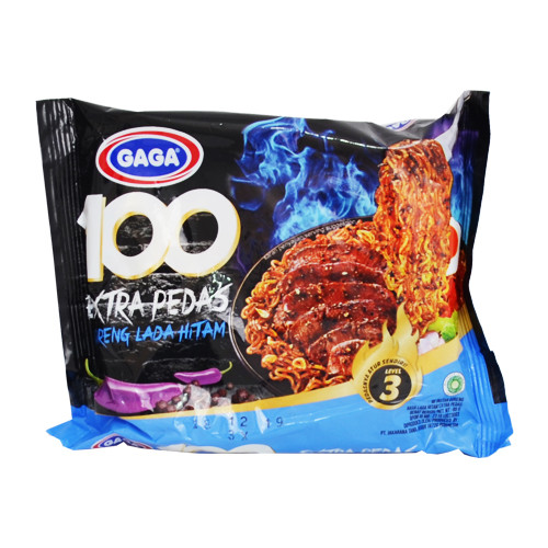 

GAGA MIE 100 GORENG EXTRA PEDAS LADA HITAM - 017088