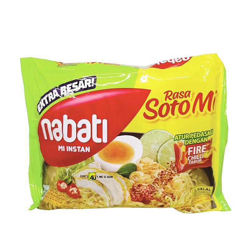 

NABATI MI SOTO 75 GR CHILLI TABUR - 017164