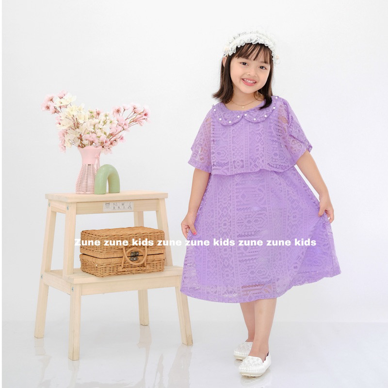 Dresd Pesta Kondangan Ghaun Anaj Cewek 1-10 Th Ghaum Bocah Import Snak Perempuan Usia 6 Bln Sampai 4