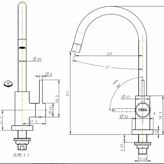New Keran Franke Tap Ct905C-Cwo