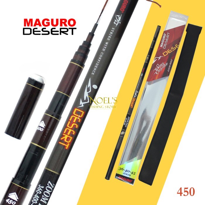 Ready Joran Tegek Maguro DESERT Carbon Zoom 360 450 540 630 Teleskopik