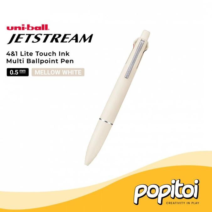 

TERBARU - Uniball Jetstream 4&1 Lite Touch Ink Multi Ballpoint Pen 0.5 mm Pulpen Warna Warni Uni Ball