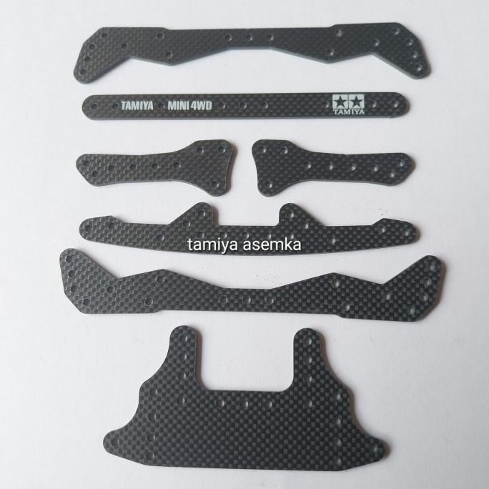 Bemper Tamiya Set Carbon Membran For Fma Dan Ma Chassis [ Willtoys ]